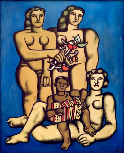 Composición con tres hermanas de Fernand Leger