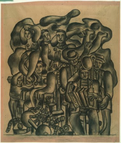 Los saltimbanquis de Fernand Leger