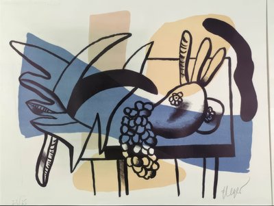 Naturaleza muerta con fruta de Fernand Leger