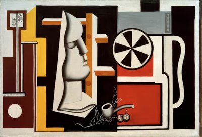 Naturaleza muerta con máscara de yeso de Fernand Leger