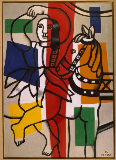 Bailarina con caballo de Fernand Leger
