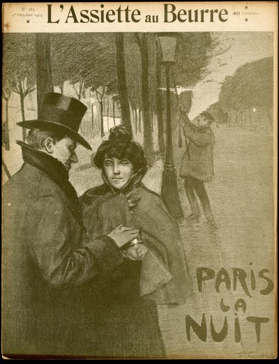 The Butter Plate, número 183, satírico en color de Fernand Louis Gottlob
