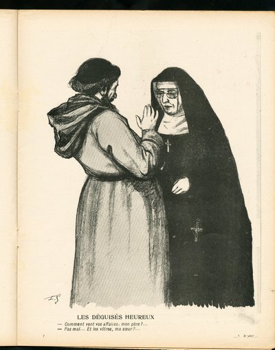 The Butter Plate, número 209, Satírico en B&N de Fernand Louis Gottlob