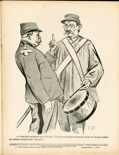 The Butter Plate, número 209, Satírico en color de Fernand Louis Gottlob