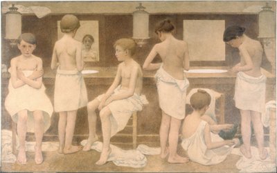 Les Petites Figurantes, entre 1911 y 1913 (óleo sobre lienzo) de Fernand Pelez