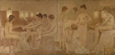 Las bailarinas, entre 1905 y 1909 (óleo sobre lienzo) de Fernand Pelez