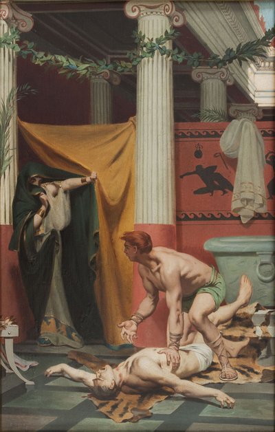 La Muerte del Emperador Cómodo de Fernand Pelez