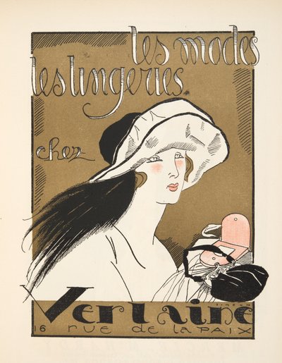 Anuncio de Verlaine, de Gazette de Bon Ton, pub. 1920 de Fernand Siméon