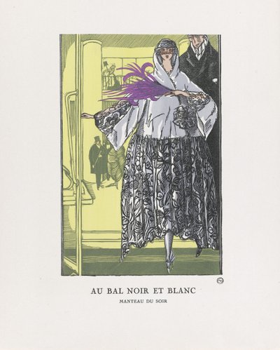 Au Bal Noir et Blanc, pub. 1921 de Fernand Siméon