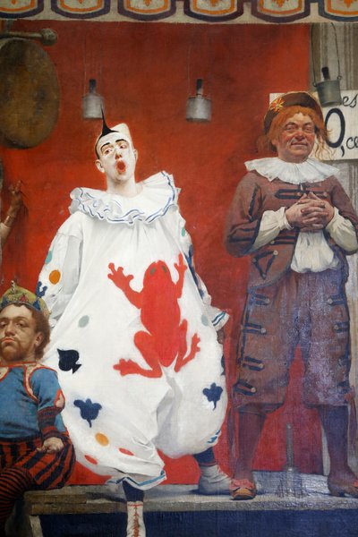 Los acróbatas (detalle), 1888 de Fernand de Cordova Pelez
