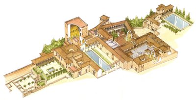 Alhambra, Granada, España. Palacios Reales de Fernando Aznar Cenamor