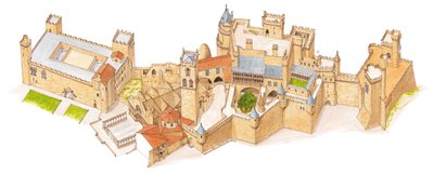 Castillo de Olite, Navarra, España de Fernando Aznar Cenamor