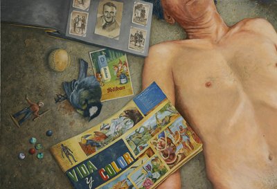 Torso con objetos de Fernando Aznar Cenamor