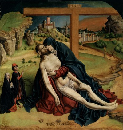 Piedad, 1465-1470 de Fernando Gallego
