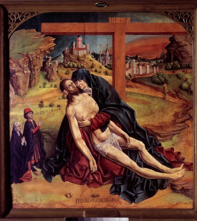 Virgen de la Piedad (Pietà) de Fernando Gallego