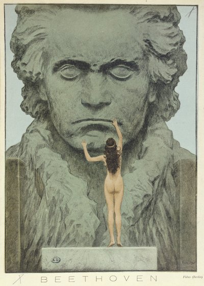 Beethoven, publicado en "Jugend". de Fidus