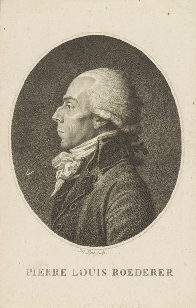 Retrato de Pierre-Louis Roederer 1754-1835 de Fiessinger