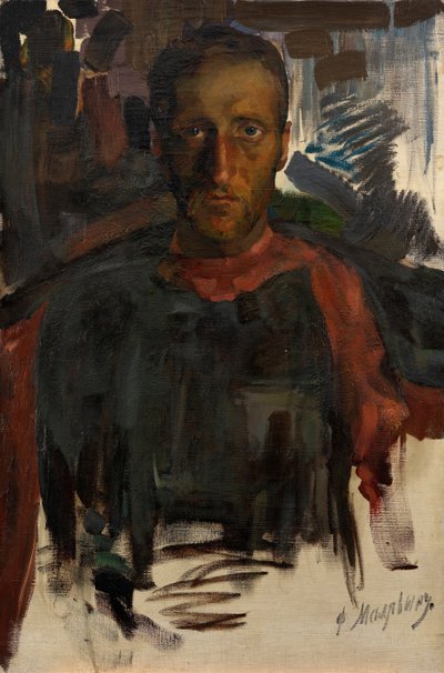 Retrato del poeta Nikolay Gumilyov 1886-1921 de Filipp Andreevic Maljavin
