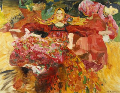 Una Danza Rusa de Filipp Andreevich Maliavin