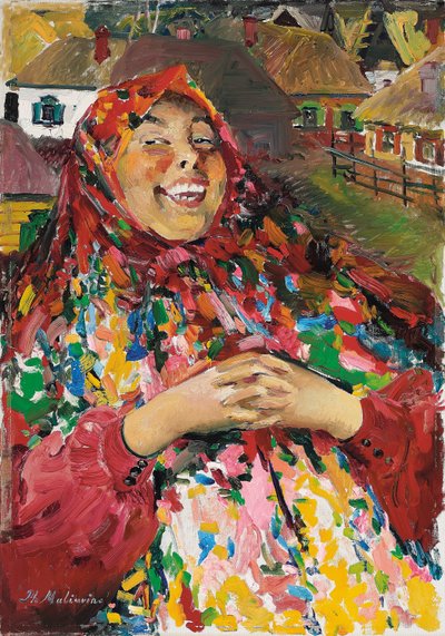 El campesino risueño de Filipp Andreevich Maliavin