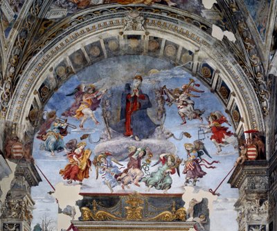 Asunción de la Virgen (detalle) de Filippino Lippi