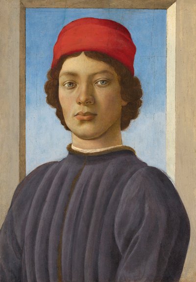 Retrato de un joven, c.1485 de Filippino Lippi