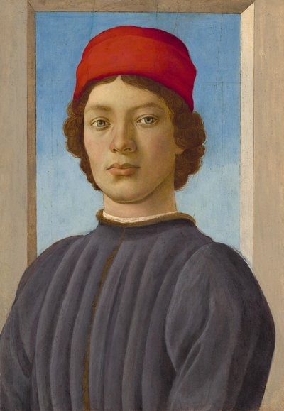 Retrato de un joven de Filippino Lippi