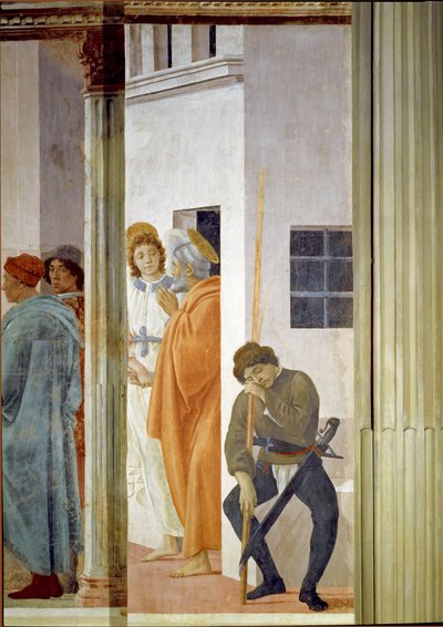 San Pedro liberado de la prisión por un ángel de Filippino Lippi
