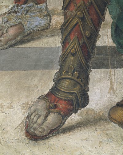 San Felipe expulsando al dragón del Templo de Hierópolis por Filippino Lippi, (detalle) de Filippino Lippi