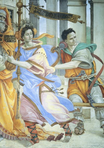San Juan Evangelista resucitando a Drusiana de Filippino Lippi