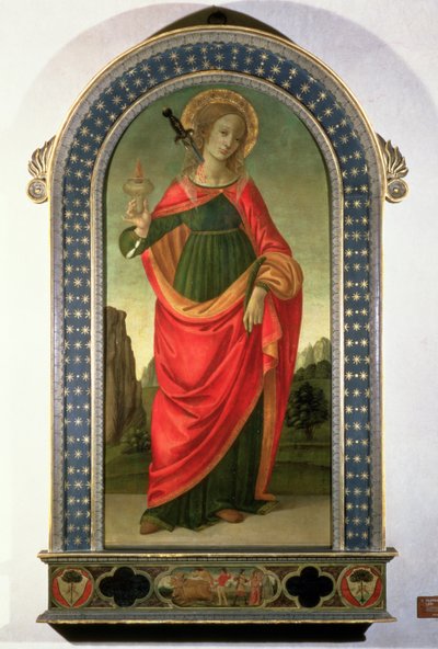 Santa Lucía, c.1472-74 de Filippino Lippi