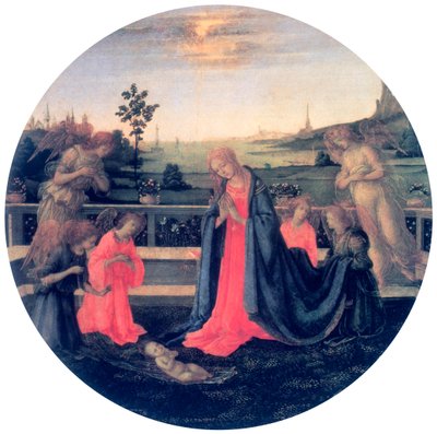 La Adoración, c1480s de Filippino Lippi