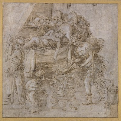 La muerte de Meleagro de Filippino Lippi
