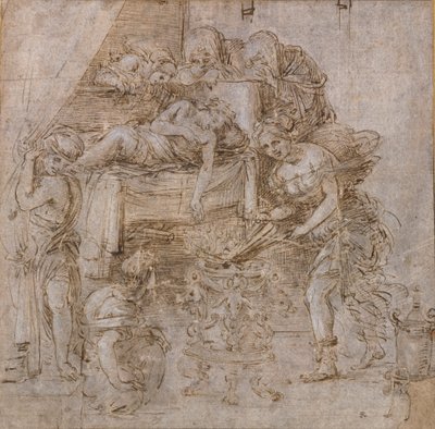 La muerte de Meleagro de Filippino Lippi