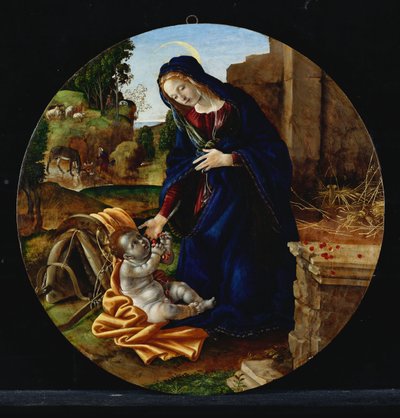 El descanso en la huida a Egipto de Filippino Lippi