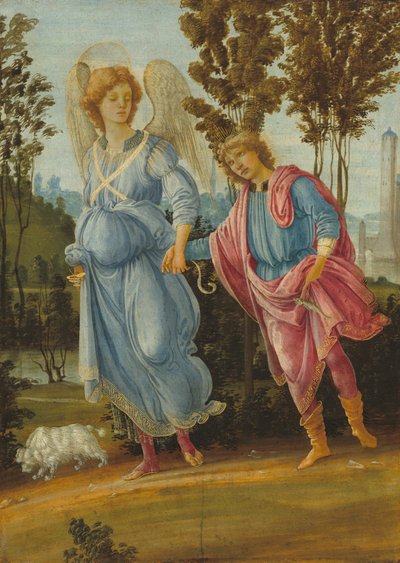 Tobías y el ángel, c. 1475-1480 de Filippino Lippi