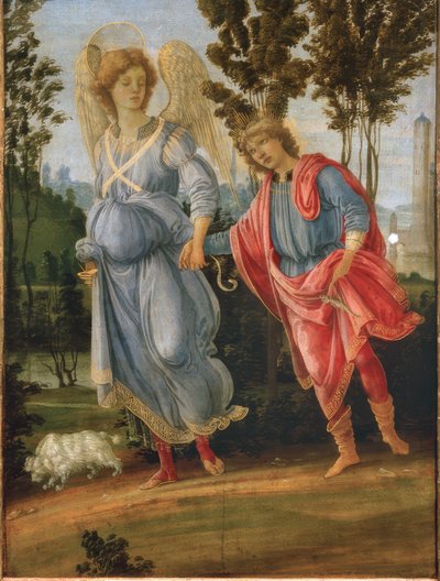 Tobías con el ángel de Filippino Lippi