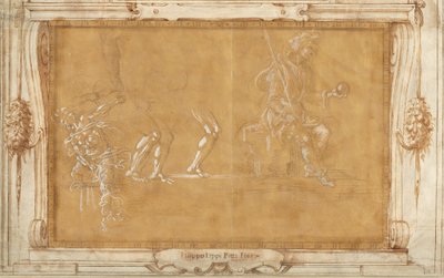 Varios estudios de figuras de Filippino Lippi