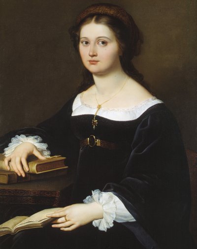Retrato de Costanza Monti Perticari, 1819-1821 de Filippo Agricola