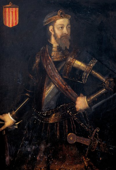 Retrato de Ramón (Raimundo) Borell I (972-1017), conde de Barcelona, Gerona y Ausona de Filippo Ariosto