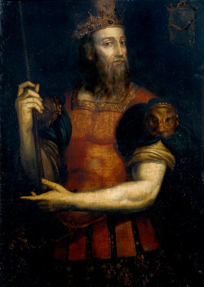Retrato de Wamba, rey visigodo de Hispania (reinado de 672 a 680) de Filippo Ariosto