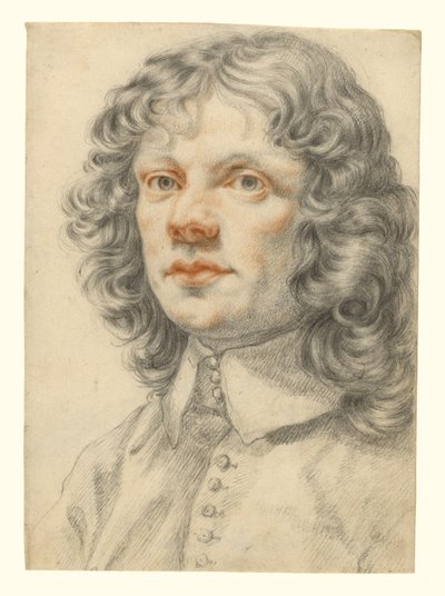 Retrato de hombre (anverso); Retrato de hombre (desplazamiento accidental) (reverso) de Filippo Baldinucci
