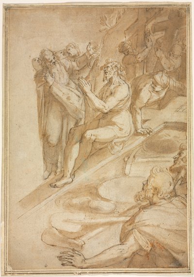 La Verificación de la Verdadera Cruz, c. 1590 de Filippo Bellini