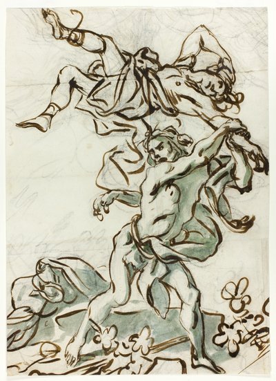 Hércules y Licas de Filippo Falciatore