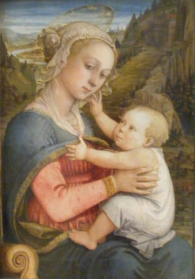 Alemán: Maria mit Kind Madonna and child de Filippo Lippi
