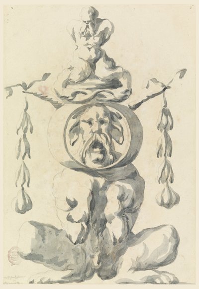 Dibujo, Figura grotesca, 1550-1625 de Filippo Marchionni