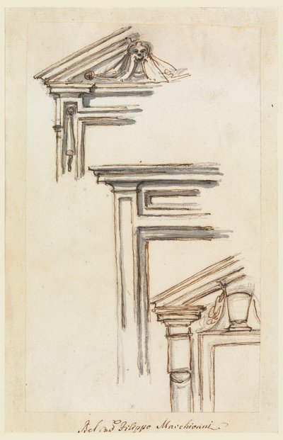 Tres ventanas o puertas de Filippo Marchionni