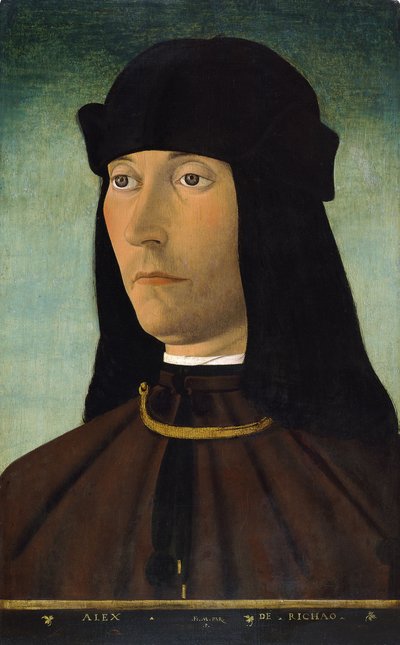 Retrato de Alessandro de Richao de Filippo Mazzola