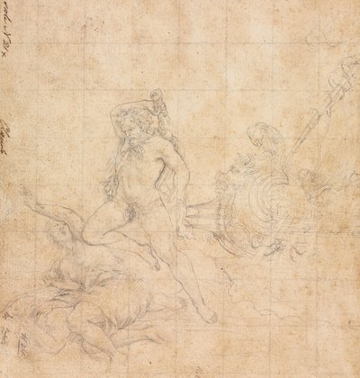 Hércules y el cinturón de Hipólita de Filippo Napoletano