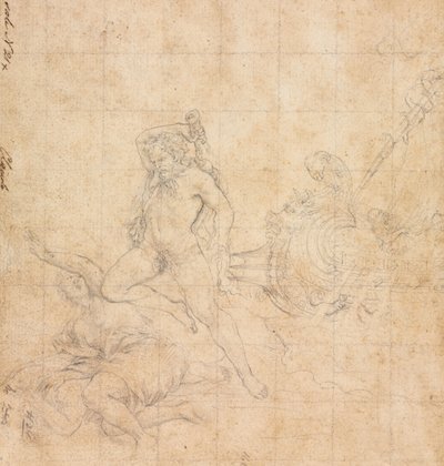 Hércules y el cinturón de Hipólita de Filippo Napoletano